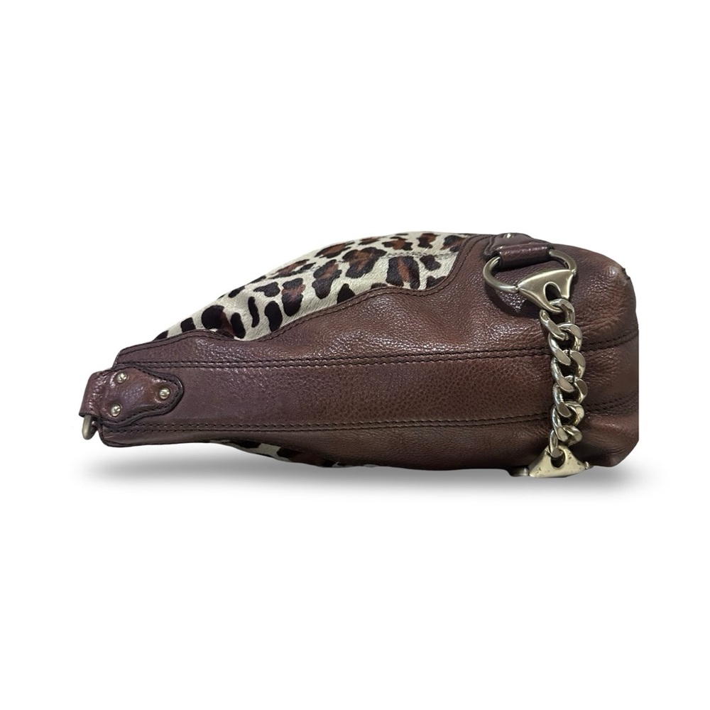 Michael kors Leopard Print Shoulder Bag calf hair/leather EUC - Picture 5 of 14